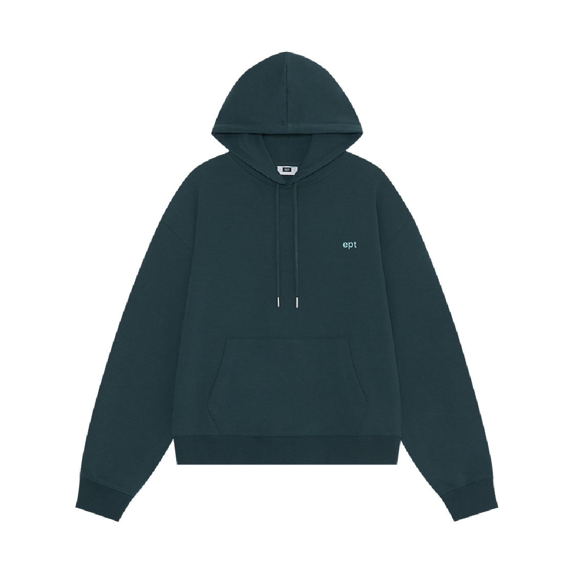 EP5FN3HD03101 EPT Sel Fluff Classic Logo Hoodie Deep Green