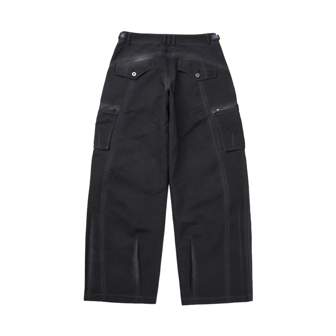 미스테페넘 버전 3.0 다이드 로우 라이즈 팬츠 블랙(MYSTEPHENM VOL. 3.0 Dyed Low Rise Pants Black) - 2