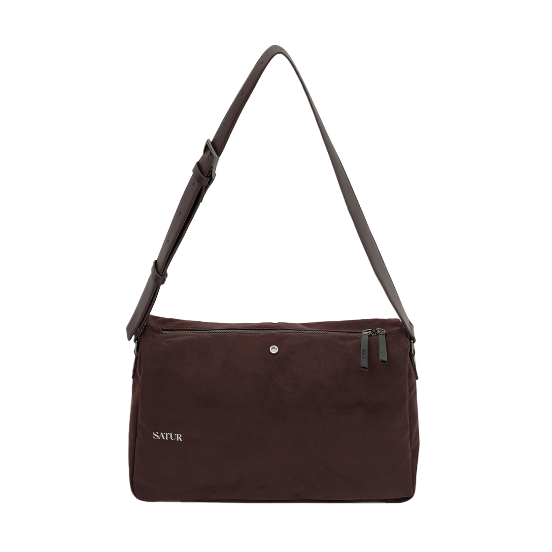 SA255UAB24BRN0 SATUR Verona Big Square Bag Brown