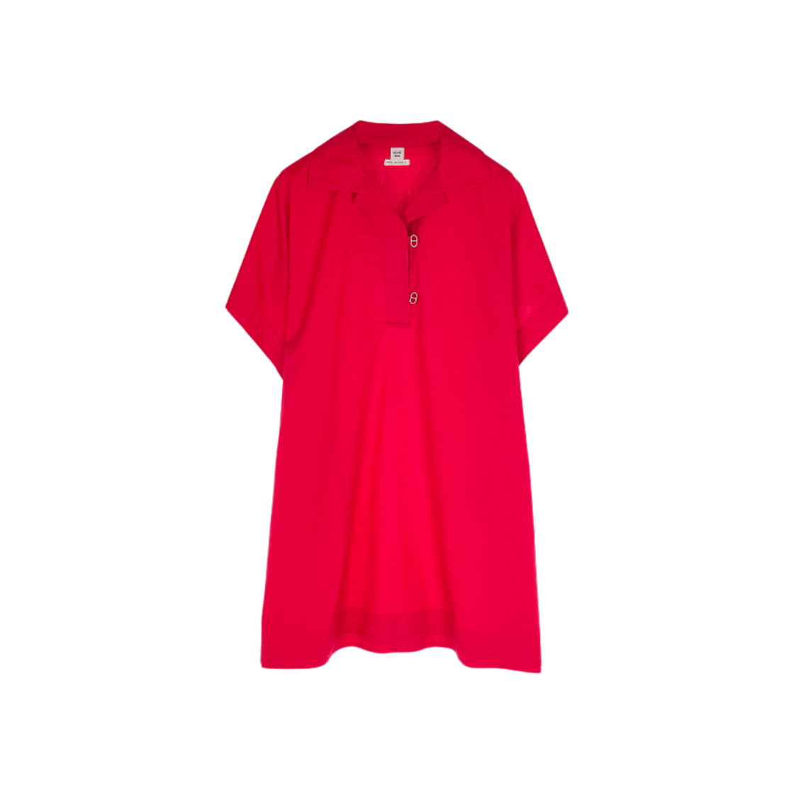 IT53HAM2C4WN Hermes Chandal Poplin Beach Tunic Shirt 34 Loose Fit