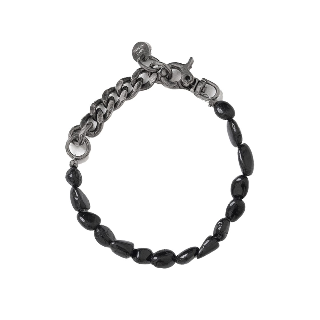 ML619BLK Millo Archive Ben Stone Bracelet Black