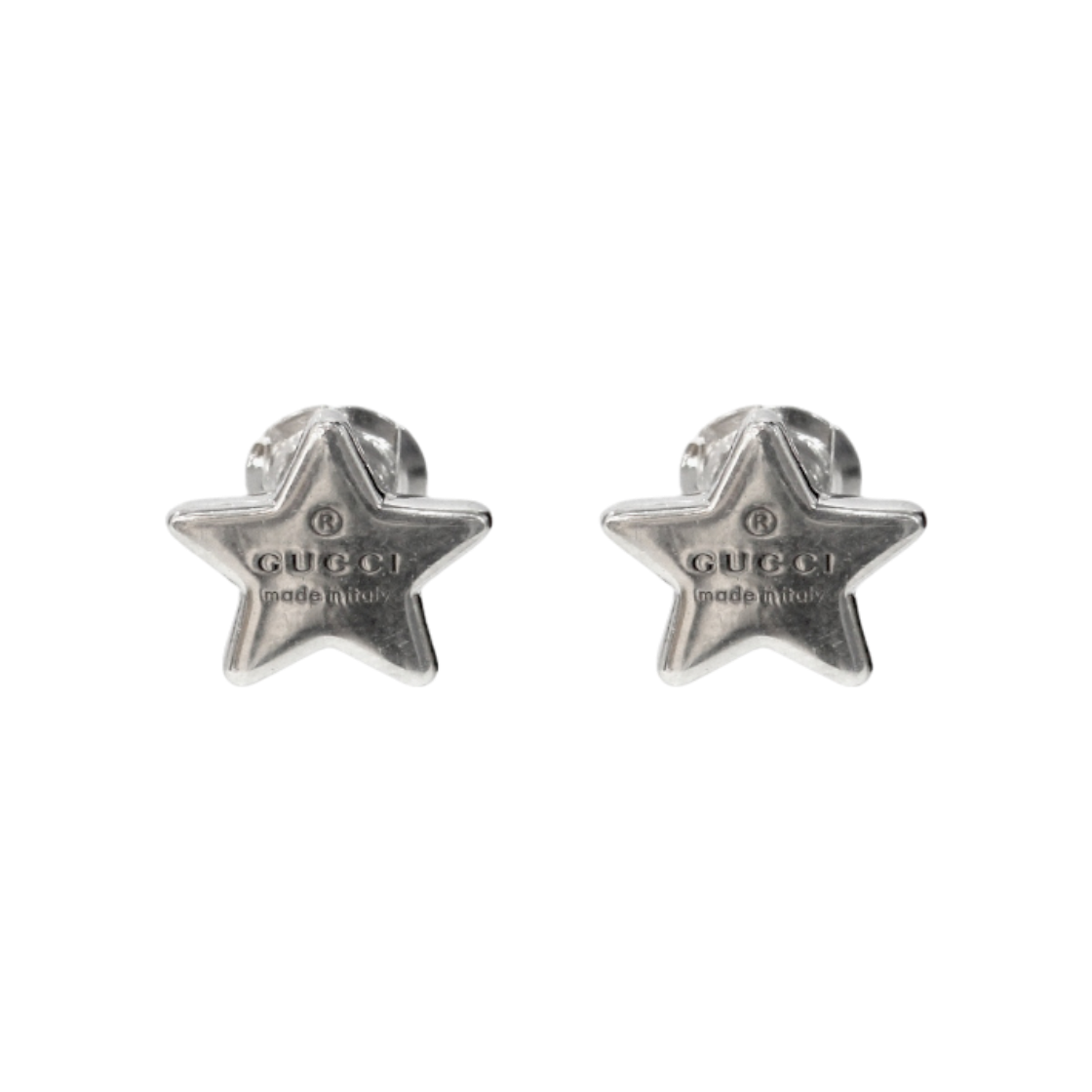 IT5KSAK34S8Q Gucci Star Silver Earrings