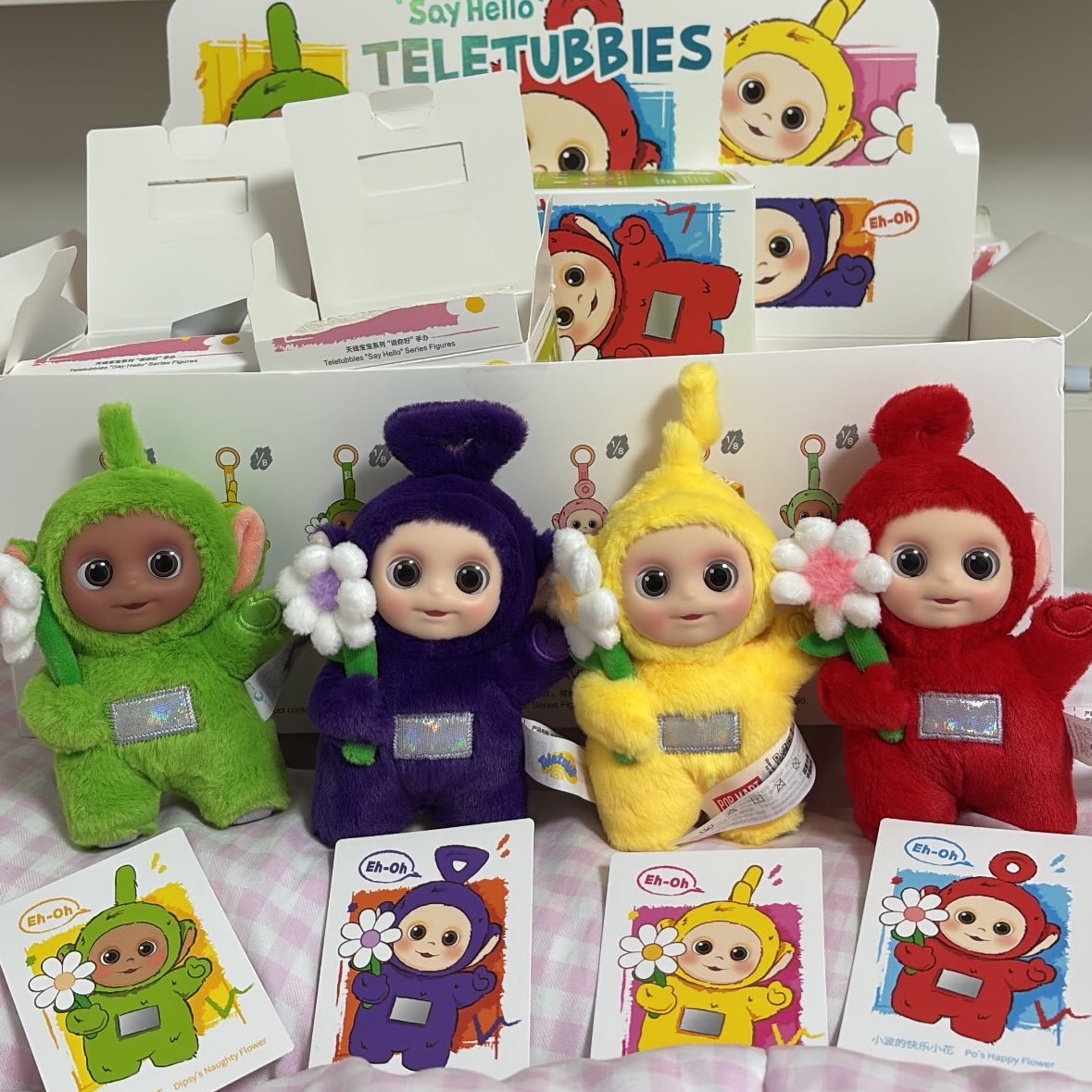 Pop Mart Teletubbies Say Hello Series Figures Sealed Case (8 Blind Boxes) 착용 스타일 - 2