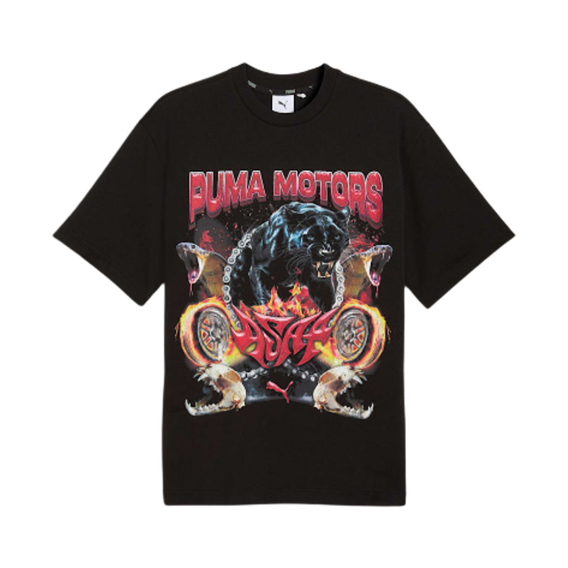 푸마 x 에이셉 라키 모터스 티셔츠 푸마 블랙(Puma x A$AP Rocky Motors T-Shirt Puma Black)