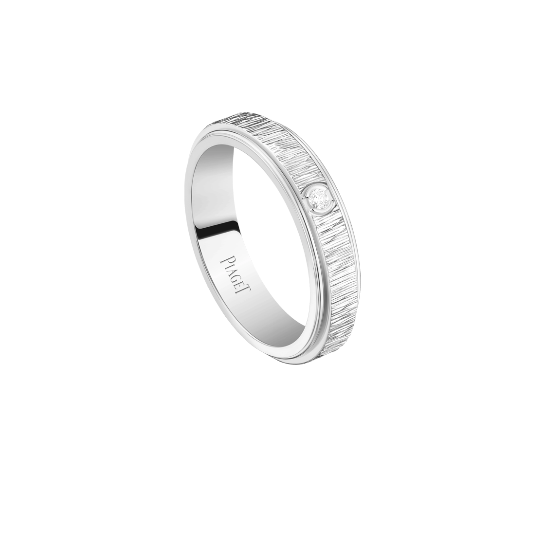 피아제 포제션 데코 펠리스 링 화이트골드 64호(Piaget Possession Deco Felice Ring in White Gold, Size 64) - 1