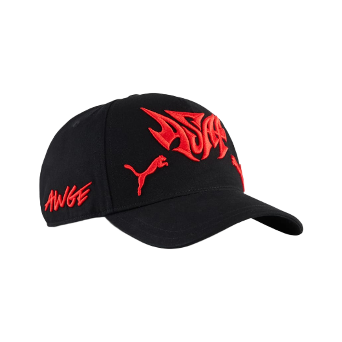 푸마 x 에이셉 라키 시트벨트 캡 푸마 블랙 피어스 레드(Puma x A$AP Rocky Seatbelt Cap Puma Black-Fierce Red)