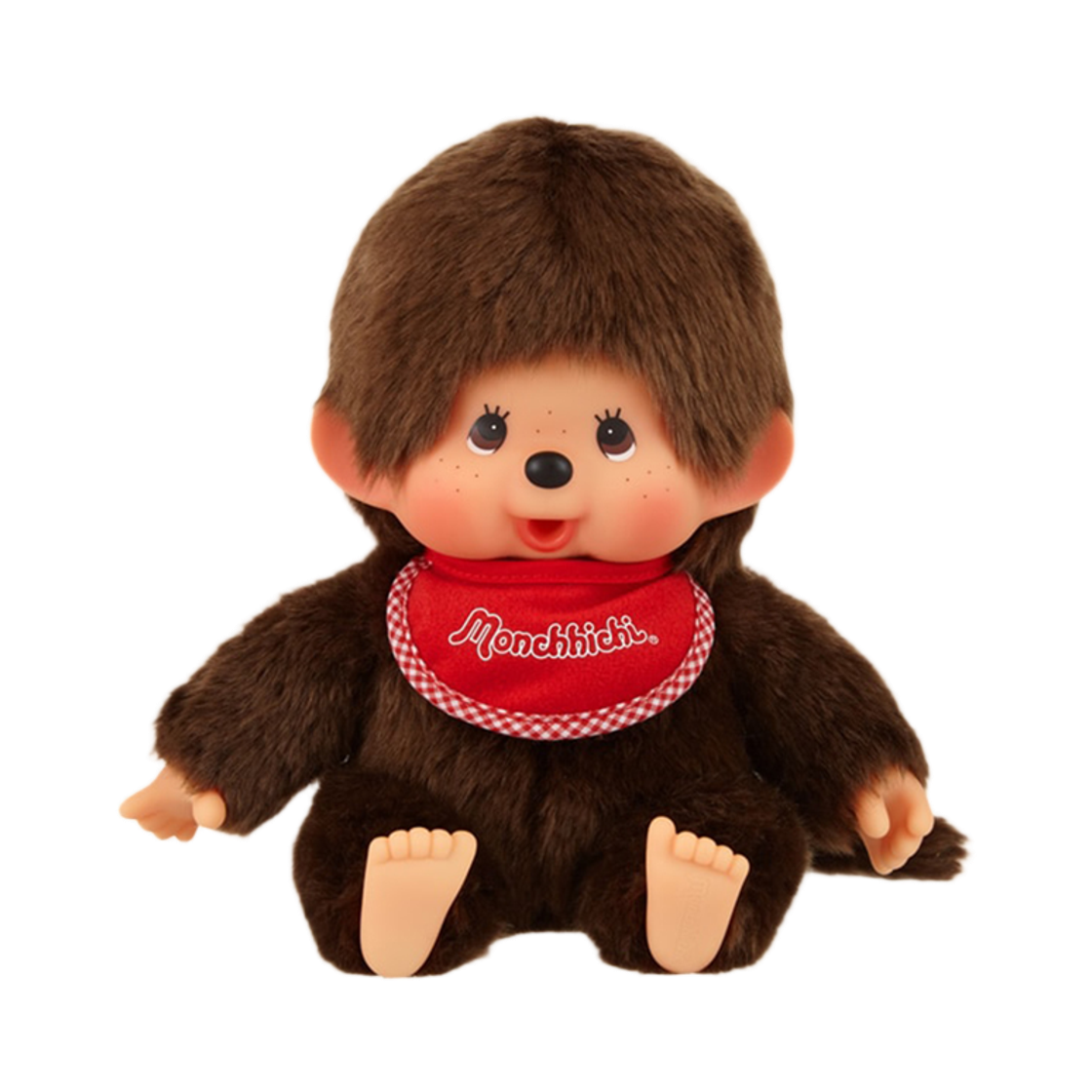 228553 Monchhichi Premium Standard Monchhichi M Brown Boy Sitting