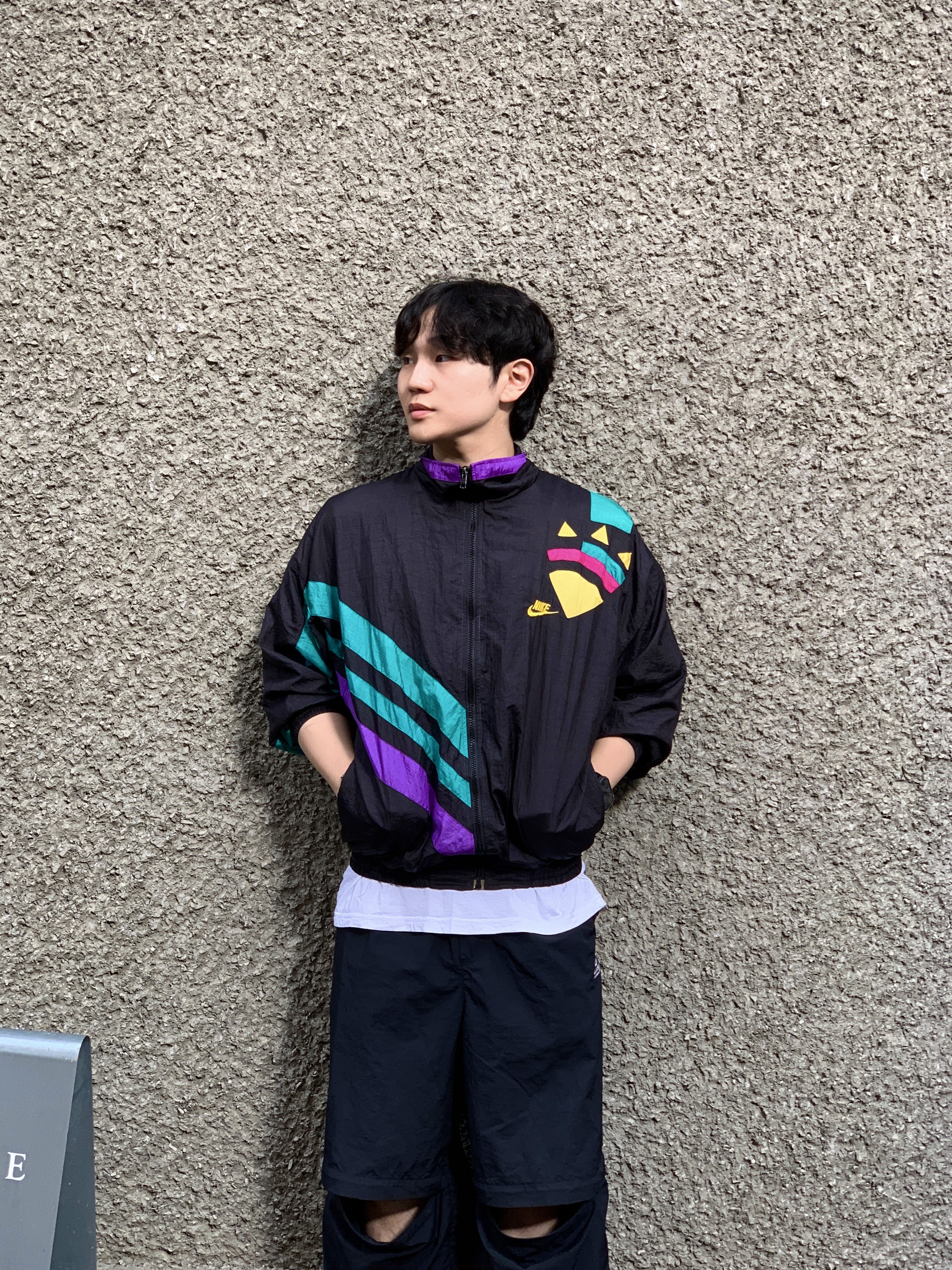 Adidas Ozweego Core Black 착용 스타일 - 2