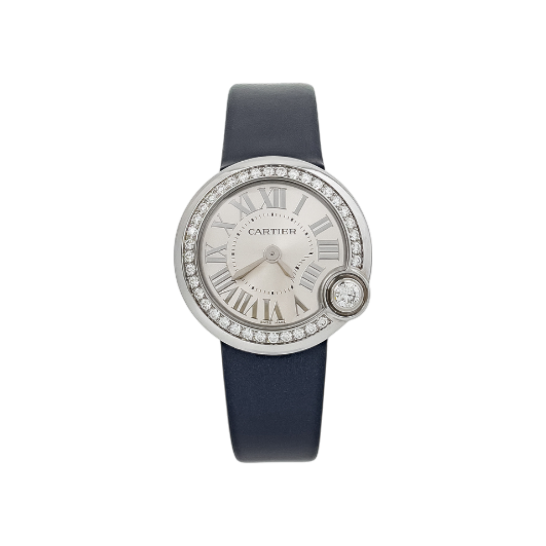 ITUMQ3DESS4B Cartier Ballon Blanc 26mm Steel Diamond Bezel