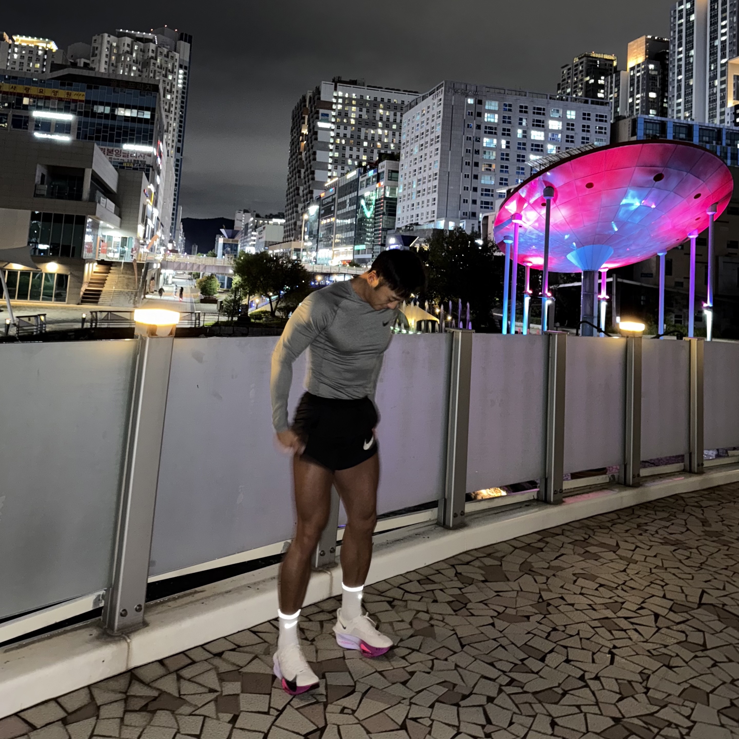 Nike Air Zoom Alphafly Next% 3 Hyper Pink 착용 스타일