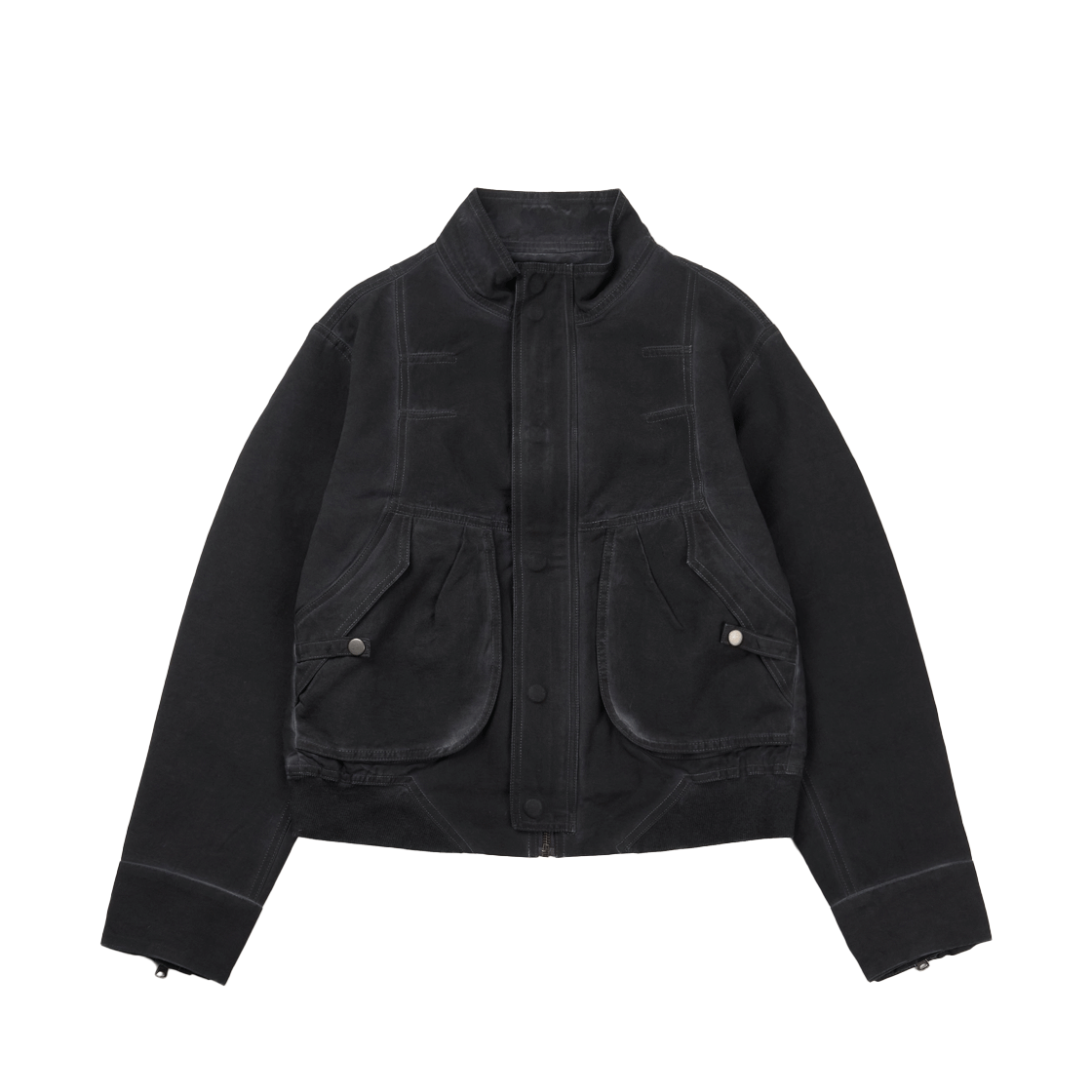 미스테페넘 버전 3.0 다이드 자켓 블랙(MYSTEPHENM VOL. 3.0 Dyed Jacket Black)
