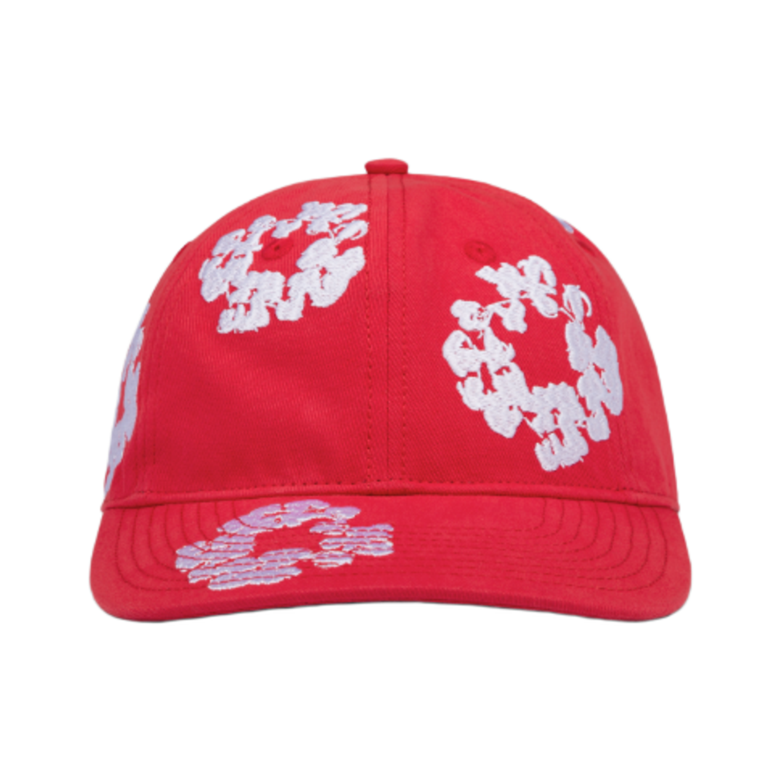 데님 티어스 더 코튼 리쓰 캡 레드(Denim Tears The Cotton Wreath Cap Red)
