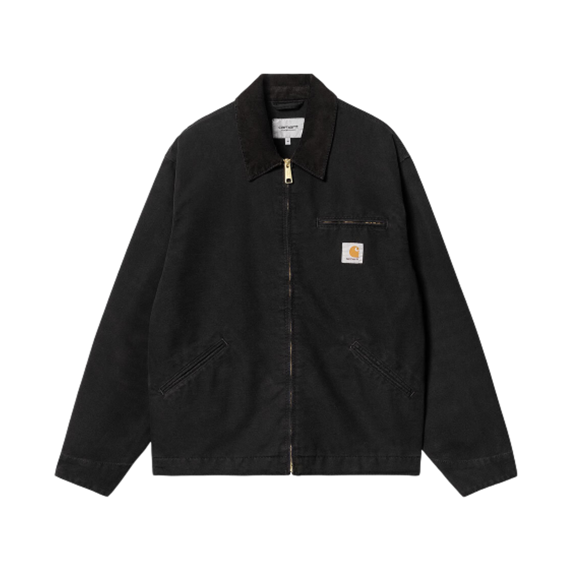 칼하트 WIP OG 디트로이트 자켓 블랙 에이지드 캔버스(Carhartt WIP OG Detroit Jacket Black Aged Canvas)