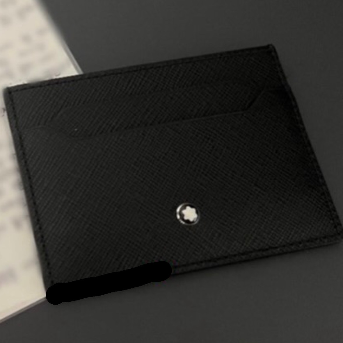 Montblanc Sartorial 5cc Card Holder Black 착용 스타일