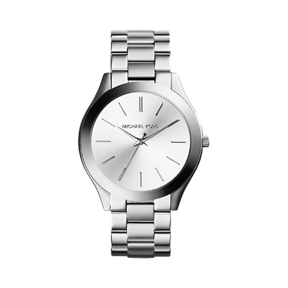 마이클 코어스 슬림 런웨이 쿼츠 쓰리핸드 42mm 스테인리스 스틸 실버(Michael Kors Slim Runway Quartz Three-Hand 42mm Stainless Steel Silver)