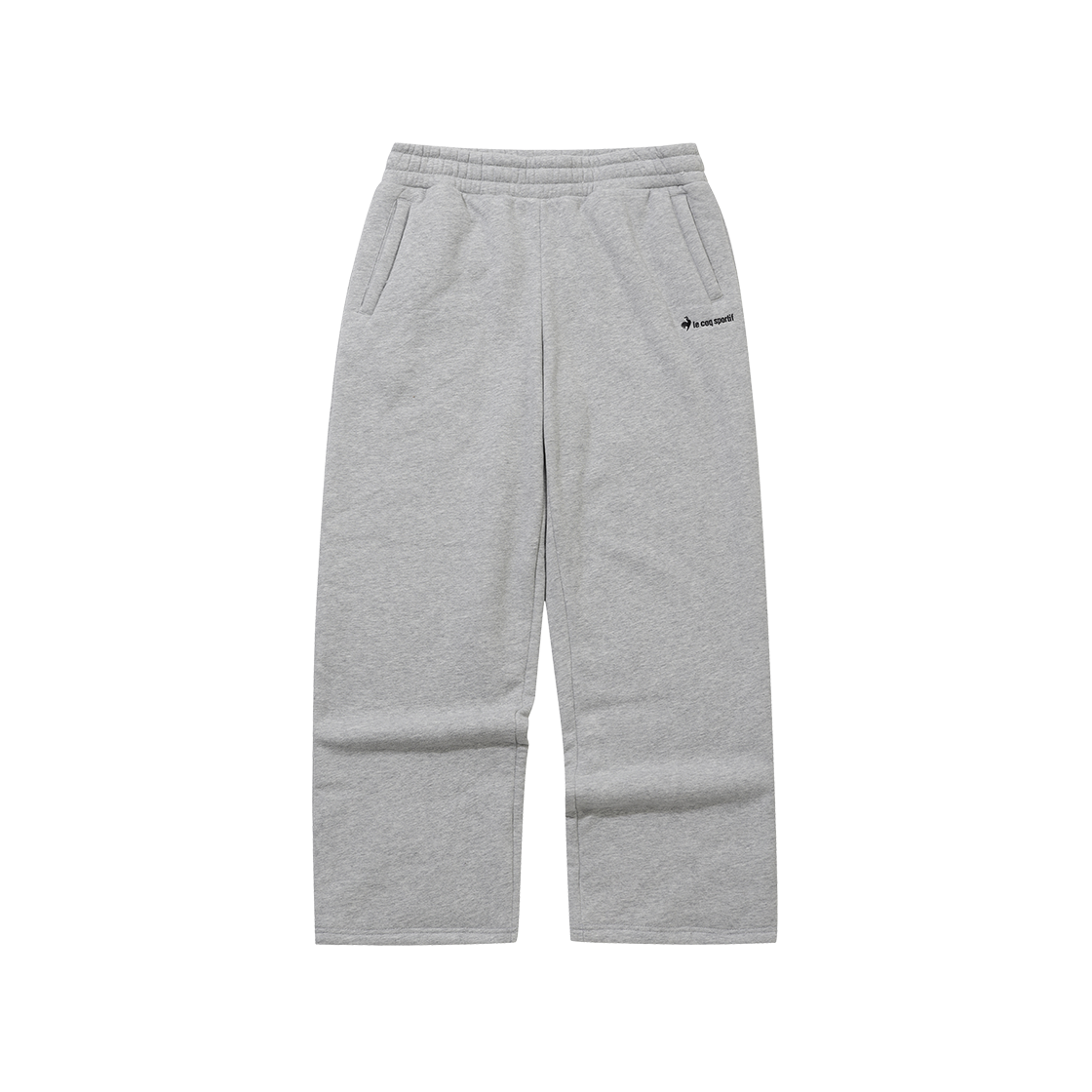 QQ423LFPO4_MGR0 le coq sportif Unisex Sherpa Straight String Pants Grey