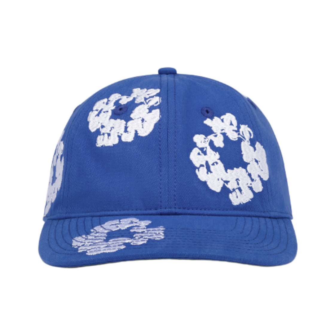 데님 티어스 더 코튼 리쓰 캡 블루(Denim Tears The Cotton Wreath Cap Blue)