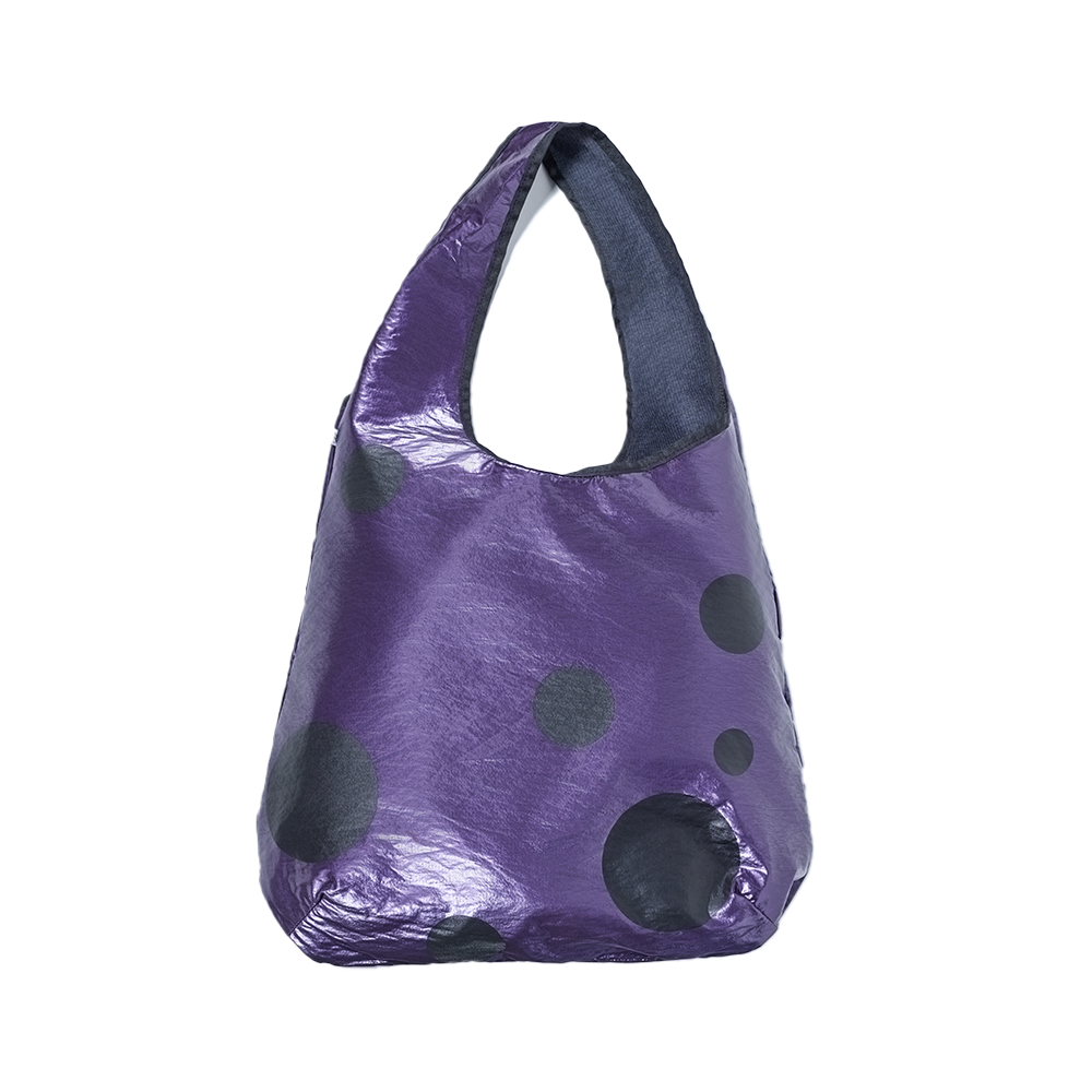 325BG681PL ACOC Dot Bubble Bag Glossy Purple