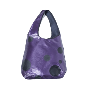 ACOC Dot Bubble Bag Glossy Purple