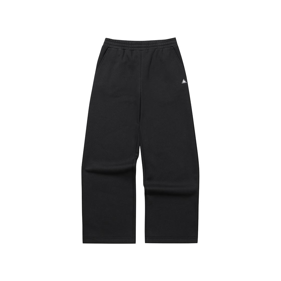 QQ423LFPO1_BLK0 le coq sportif Unisex Essential Brushed Straight Pants Black