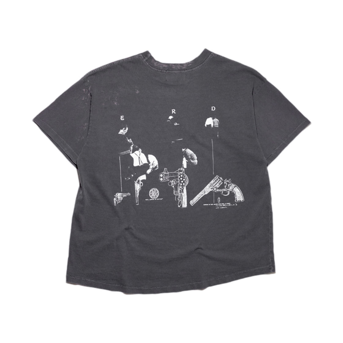 앙팡 리쉬 데프리메 프시코테라피 드 라도레상 티셔츠 썬 페이디드 블랙(Enfants Riches Deprimes Psychotherapie De L'Adolescent T-Shirt Sun Faded Black) - 2