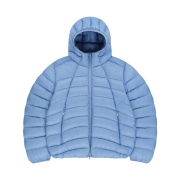 Sunlove Hooded Fly Light Down Jacket Light Blue