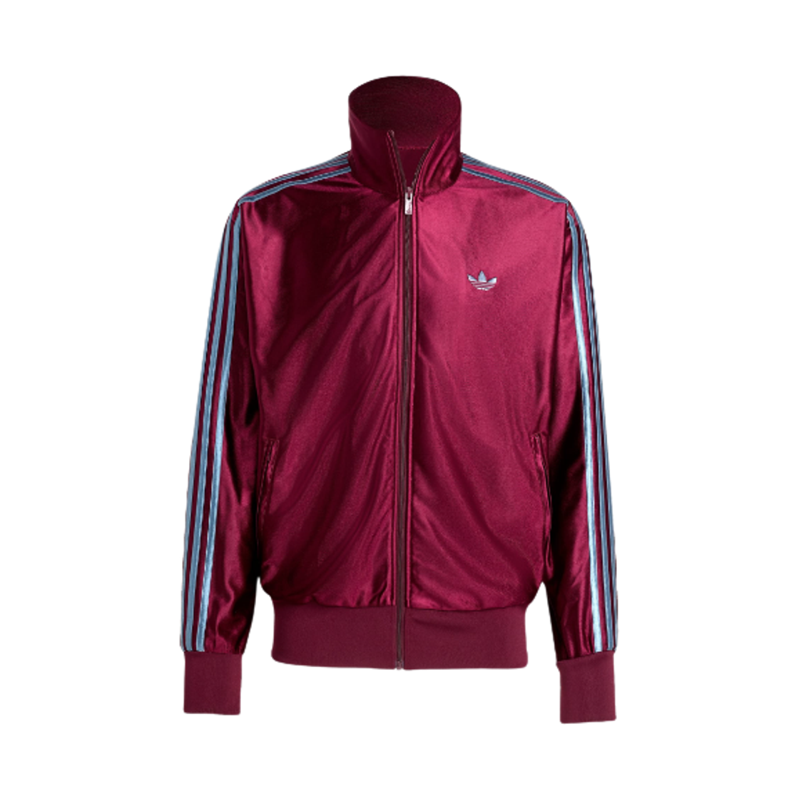 아디다스 파이어버드 메탈릭 트랙탑 마룬 - KR 사이즈(Adidas Firebird Metallic Track Top Maroon - KR Sizing) - 1