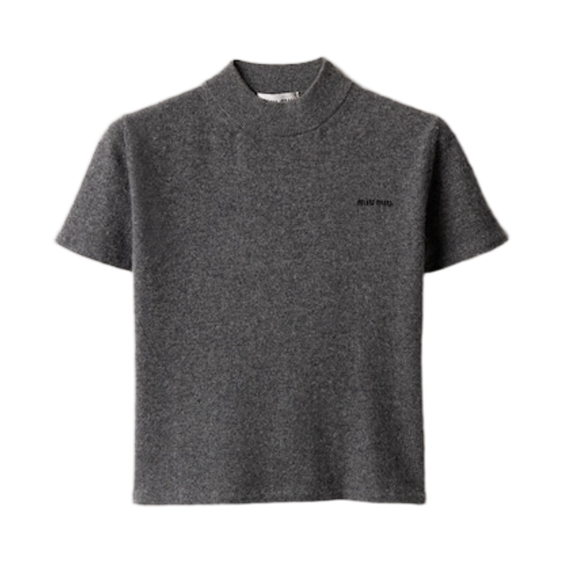 MMR451-18A9-F0480 (W) Miu Miu Cashmere Sweater Slate Gray