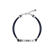 Scudo Signature Navy String Karen Bracelet