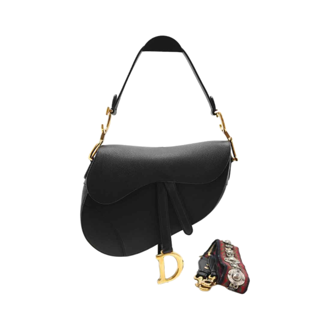 디올 새들백 미듐 M0446 스트랩 포함(Dior Saddle Bag Medium M0446 with Strap)