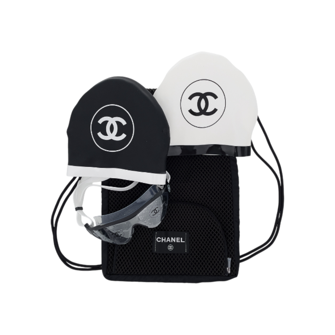 ITTFVHNGU3EK Chanel 24S Swimming Set Black/White