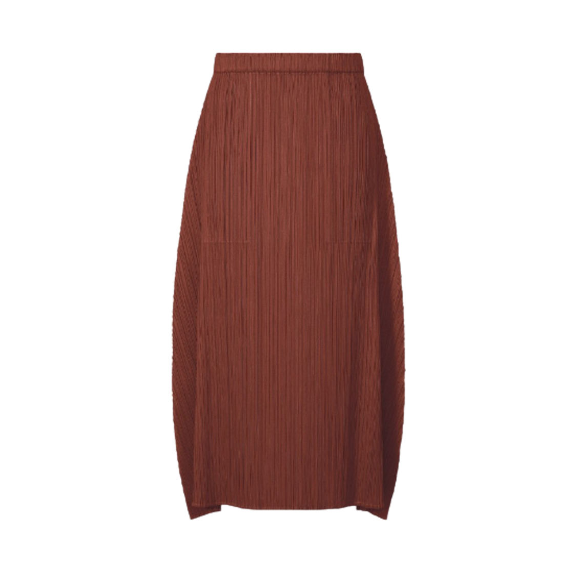 (W) 플리츠 플리즈 이세이 미야케 MC 옥토버 스커트 브라운 레드((W) Pleats Please Issey Miyake MC October Skirt Brown Red)