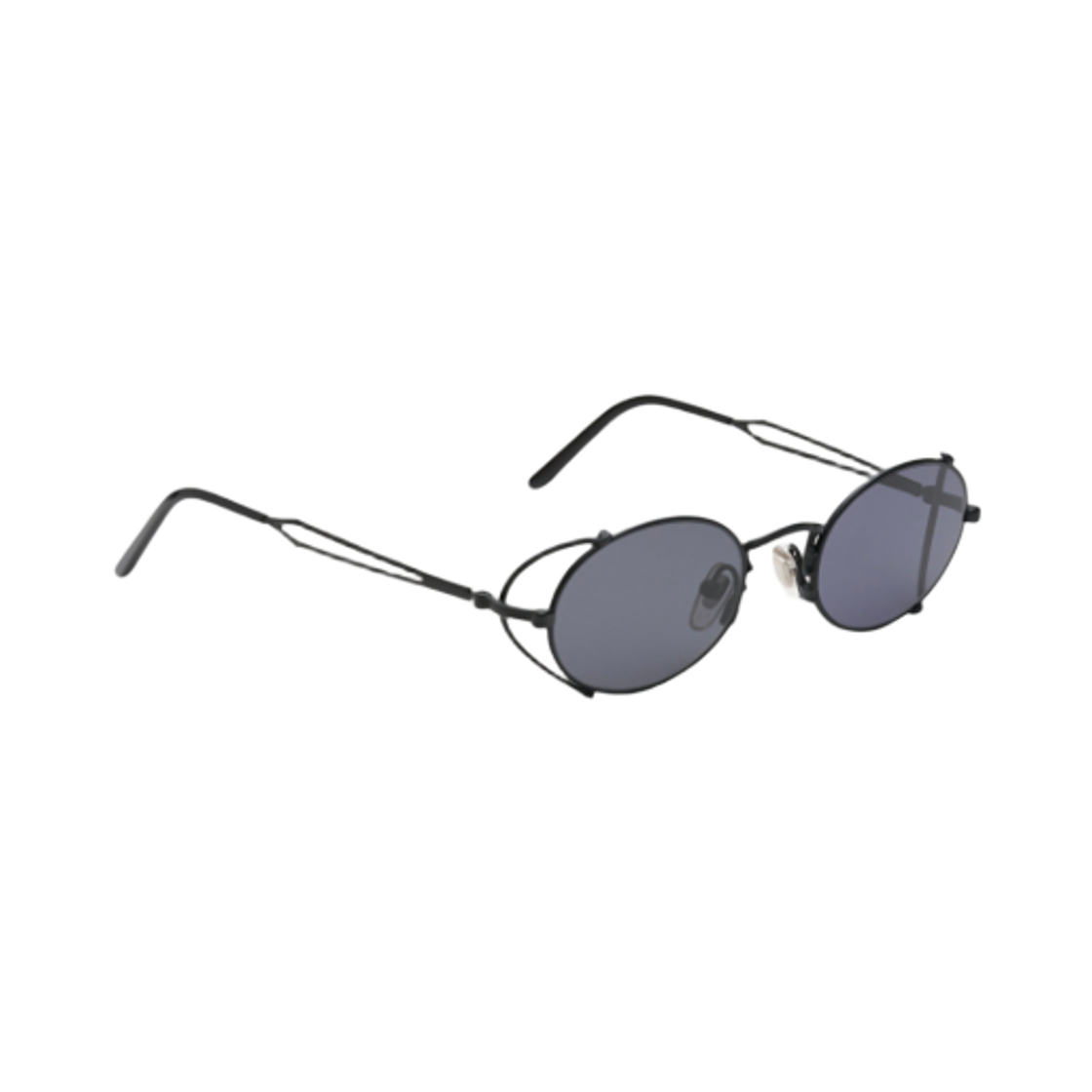 23/18-U-LU003-X032-00 Jean Paul Gaultier The Black 55-3175 Sunglasses Black Black Lenses