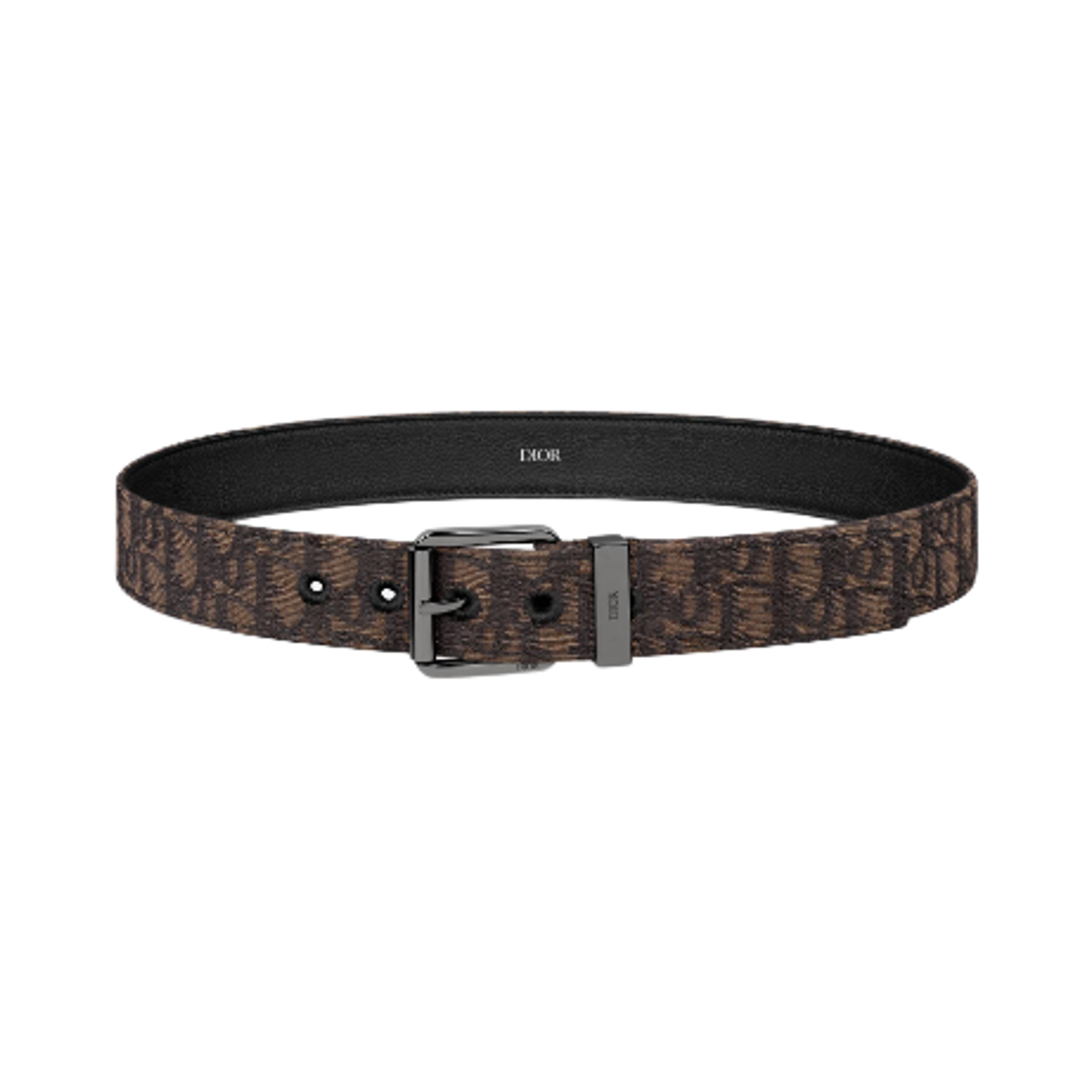 디올 35mm 벨트 디올 오블리크 자카드 브라운(Dior 35mm Belt Dior Oblique Jacquard Brown) - 1