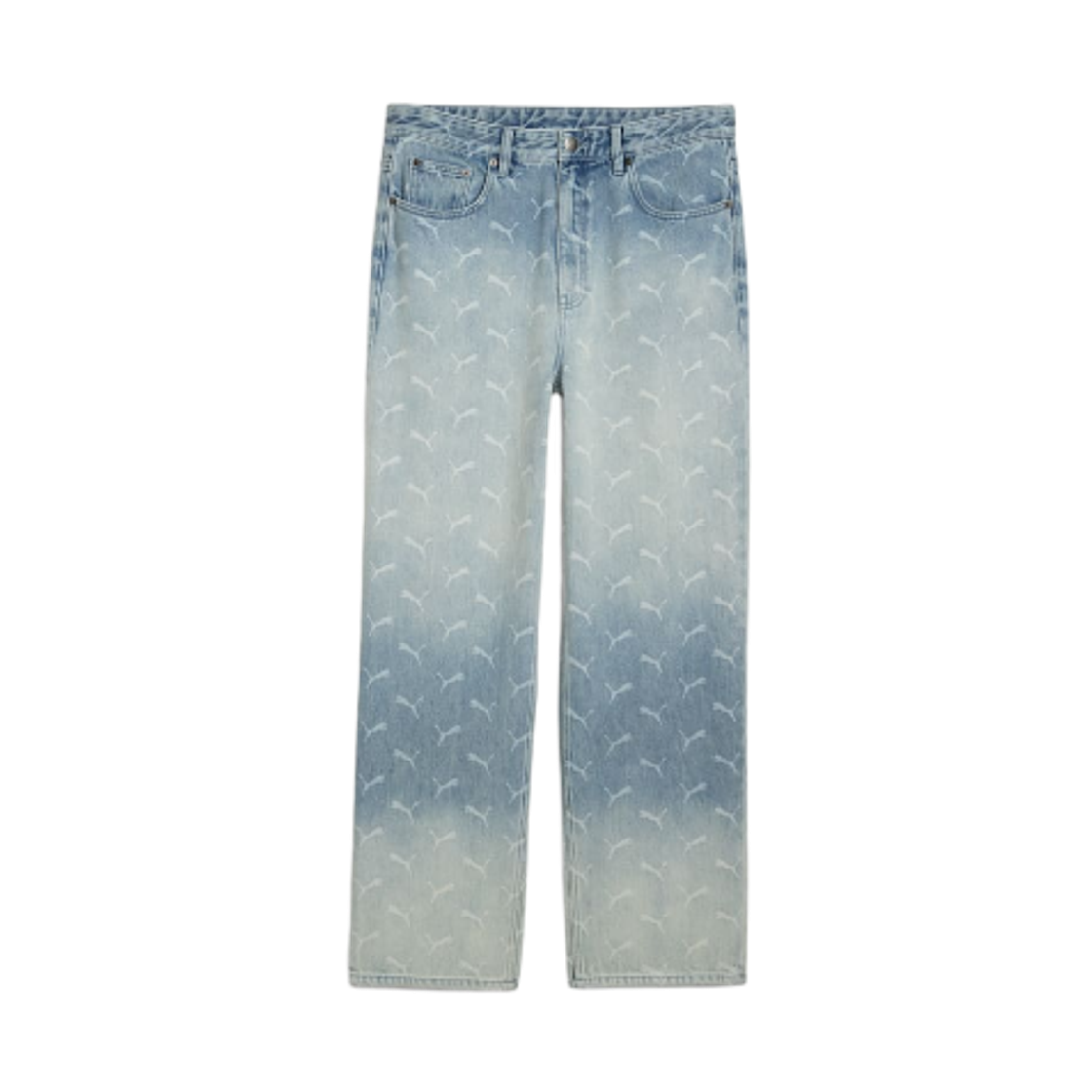 푸마 x 에이셉 라키 레이저 모노그램 데님 페이디드 데님 AOP(Puma x A$AP Rocky Laser Monogram Denim Faded Denim-AOP)