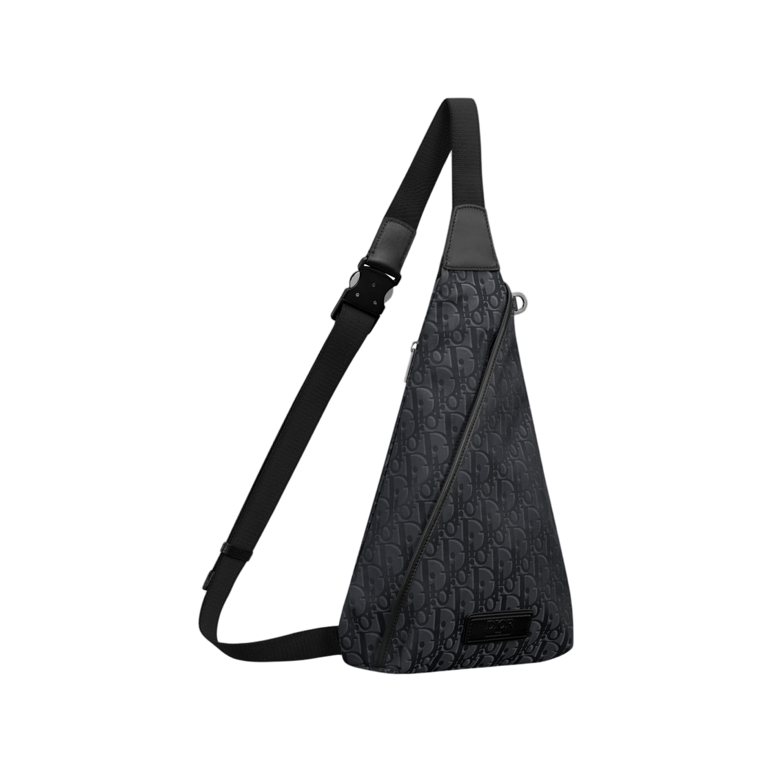 디올 트렉 지퍼 슬링백 디올 오블리크 나일론 블랙(Dior Trek Zipped Sling Bag Dior Oblique Nylon Black) - 2