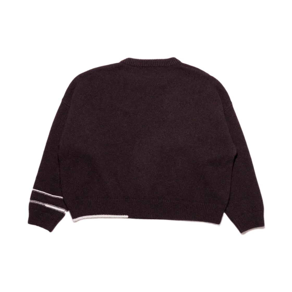 앙팡 리쉬 데프리메 진 D. 스웨터 브라운 아이보리 블랙(Enfants Riches Deprimes Jean D. Sweater Brown Ivory Black) - 2