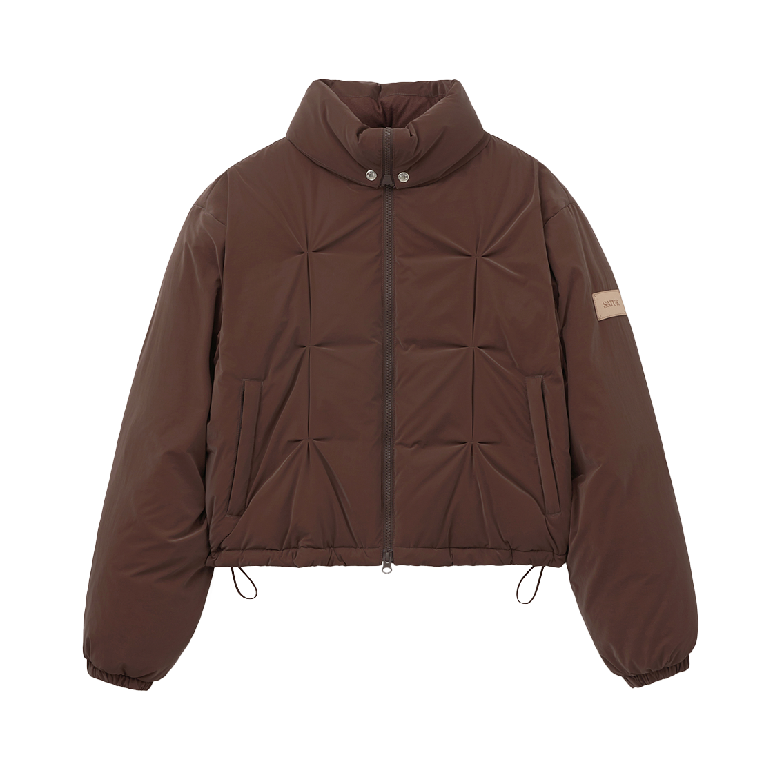 세터 우먼 오르타 2-Way 칼라 덕 다운 패딩 브라운