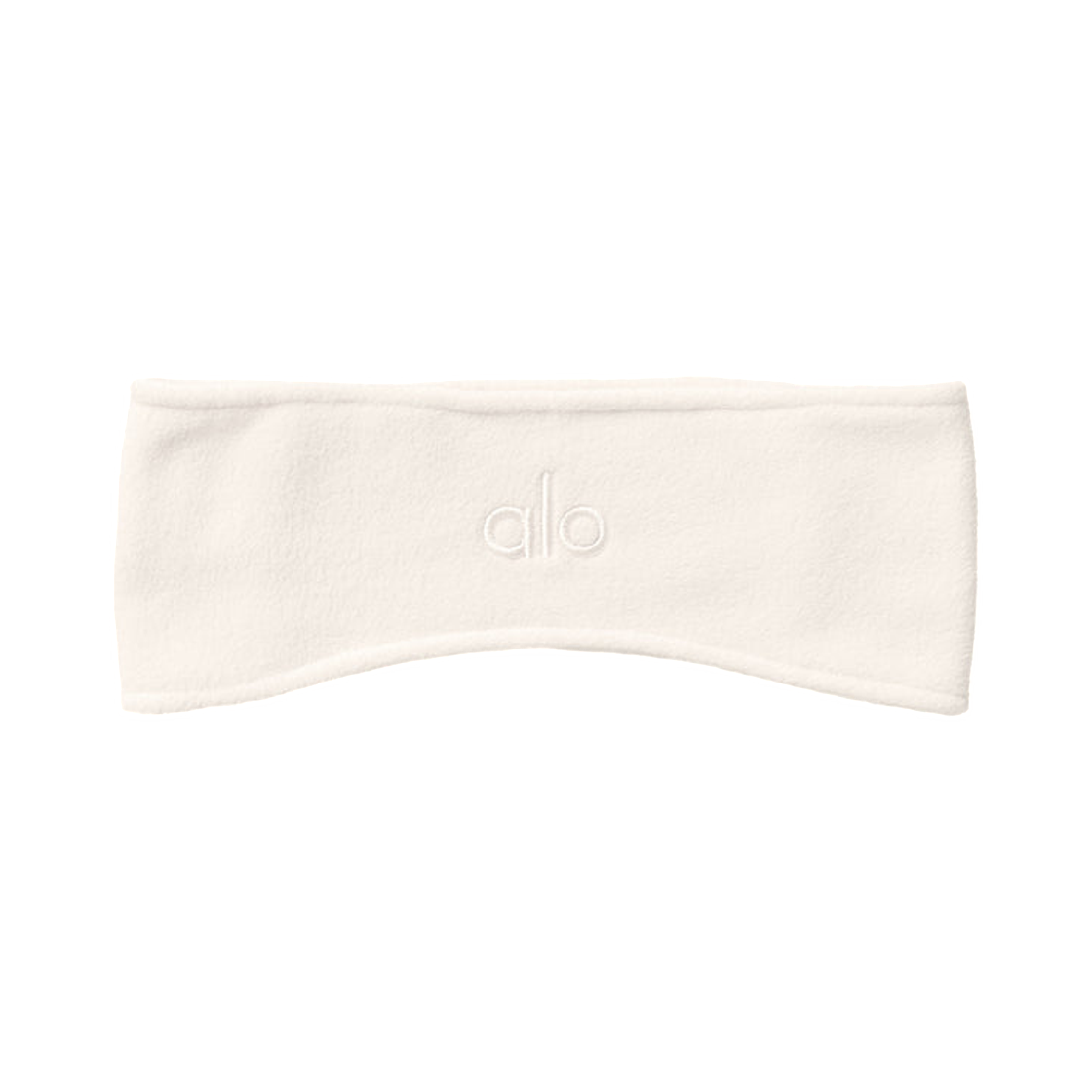 A0783U (W) Alo Yoga Polar Fleece Ear Warmer Ivory