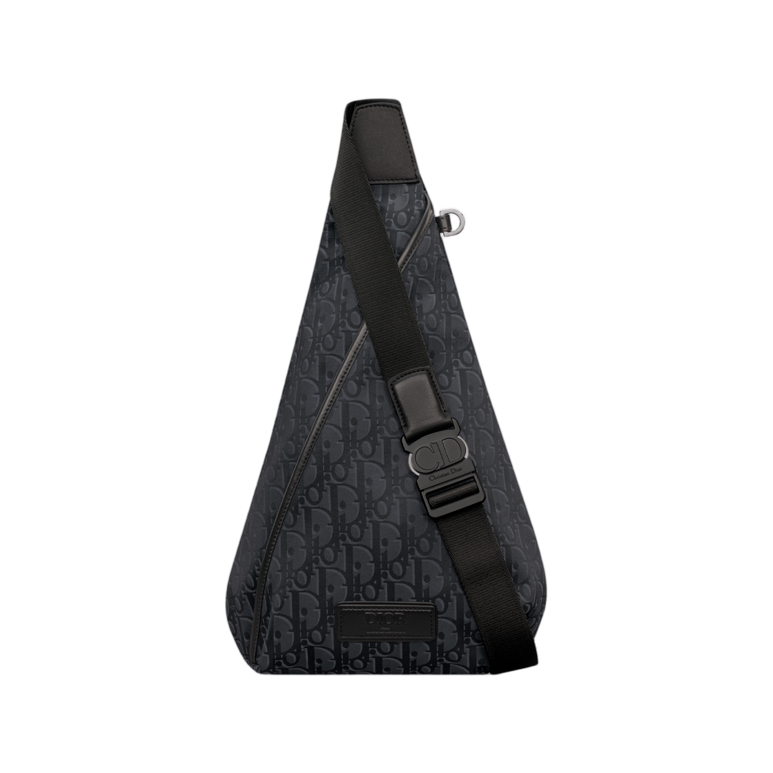 디올 트렉 지퍼 슬링백 디올 오블리크 나일론 블랙(Dior Trek Zipped Sling Bag Dior Oblique Nylon Black) - 1