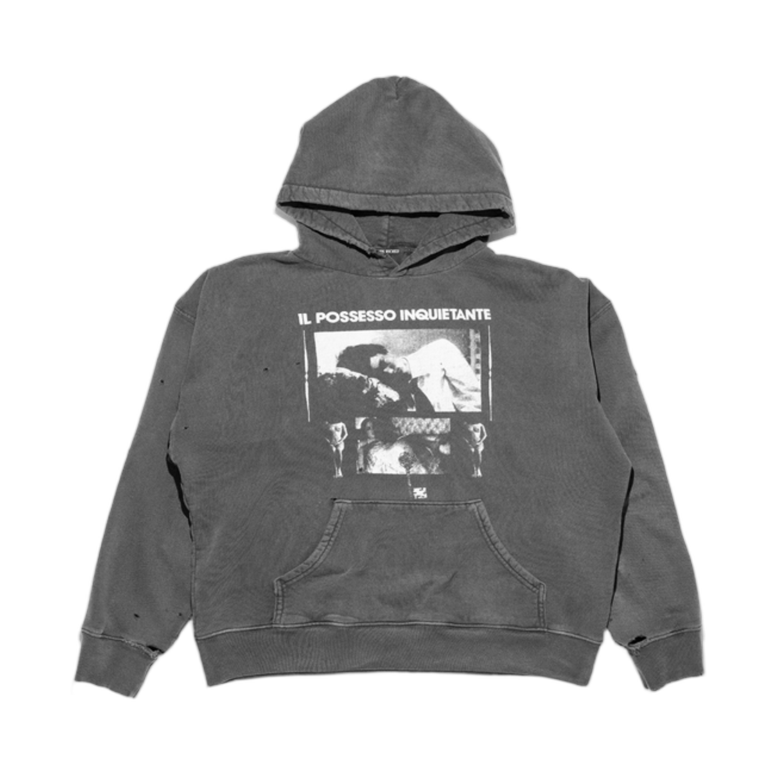 앙팡 리쉬 데프리메 Il 포쎄쏘 후드 라이트 앤티크 블랙(Enfants Riches Deprimes Il Possesso Hoodie Light Antique Black) - 1