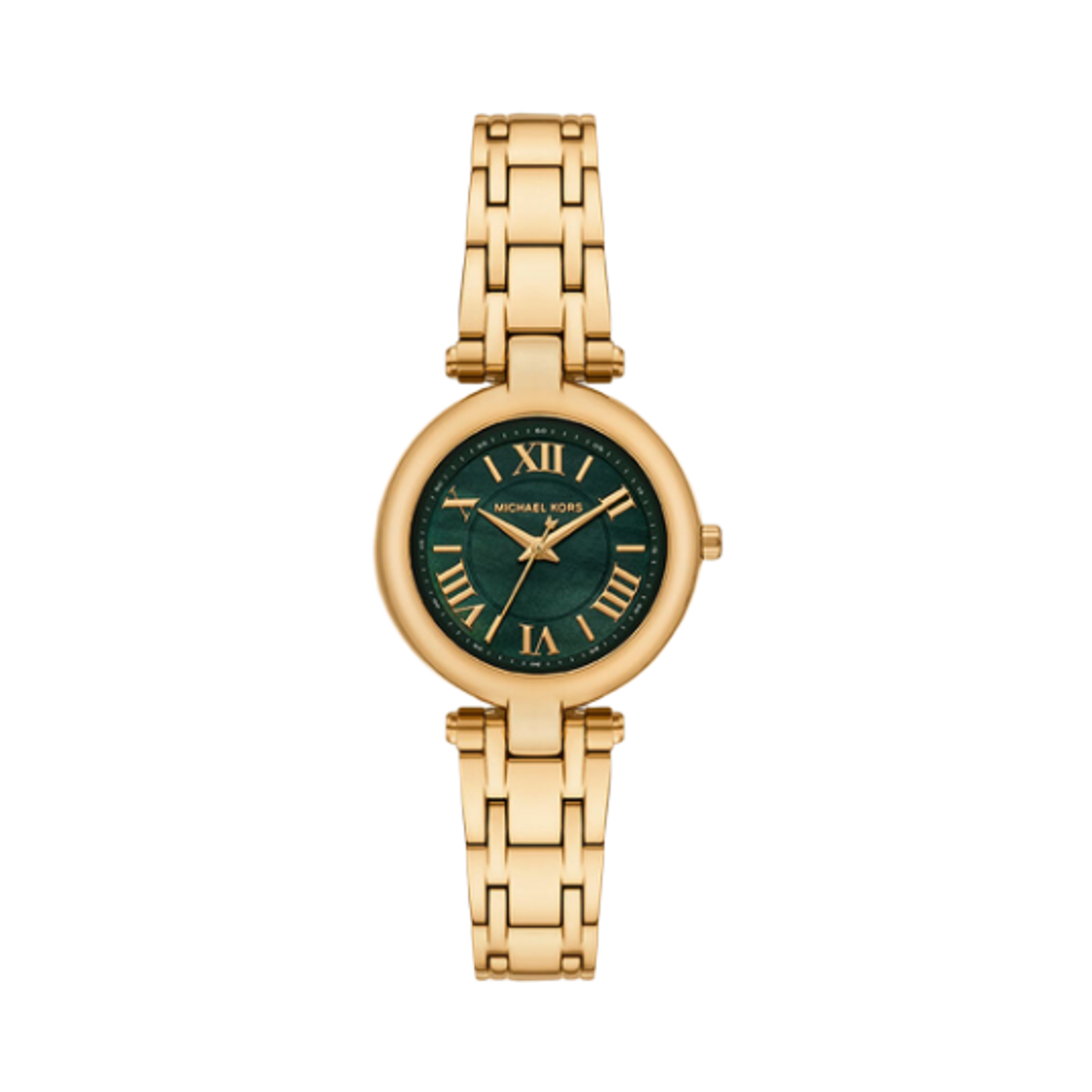 (W) 마이클 코어스 미니 레이니 쿼츠 쓰리핸드 30mm 스테인리스 스틸 골드((W) Michael Kors Mini Laney Quartz Three-Hand 30mm Stainless Steel Gold) - 1