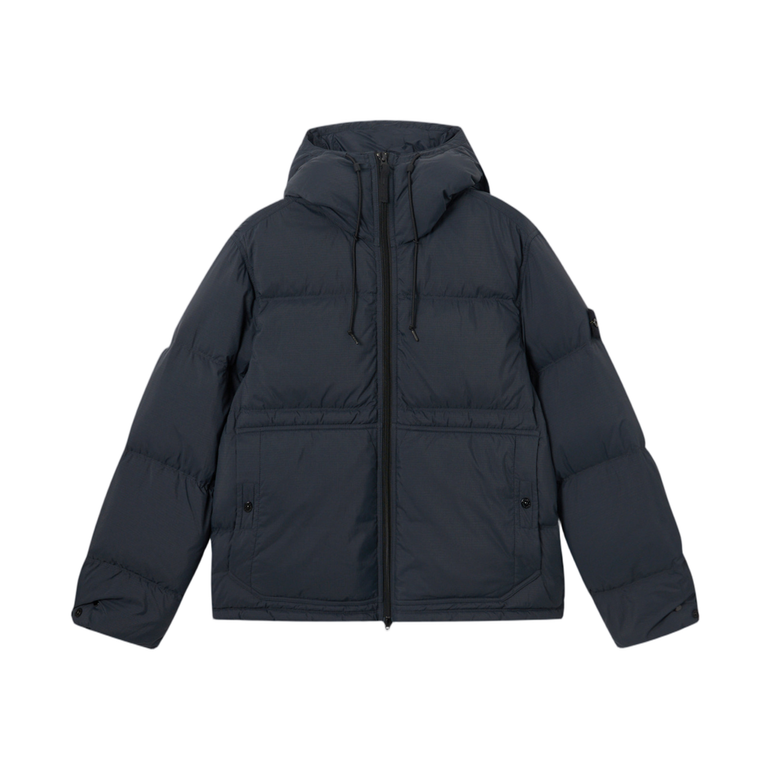 K2S1541000-19S0182-V0020 Stone Island 4100019 Matt Ripstop Cordura Advanced Fabrics Down Parka with Water Resistance and Snap Pockets Navy Blue - 25FW