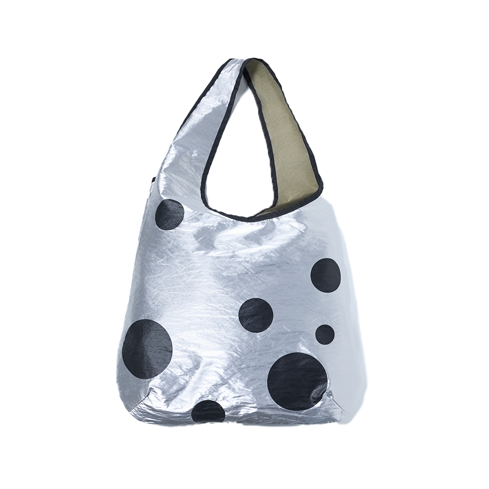 325BG681SV ACOC Dot Bubble Bag Glossy Silver
