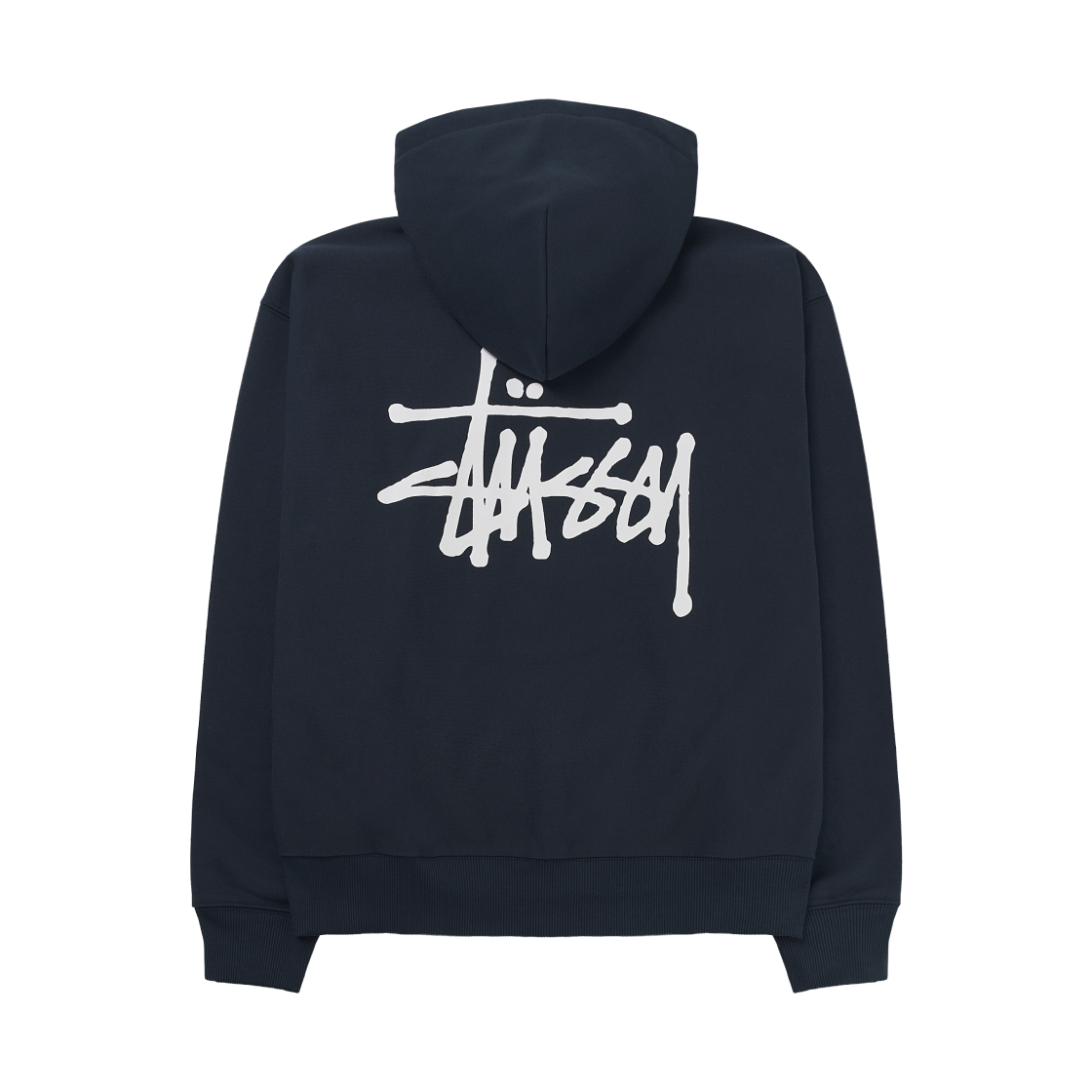 스투시 베이직 스투시 후드 집업 네이비 2023(Stussy Basic Stussy Zip Hoodie Navy 2023) - 2