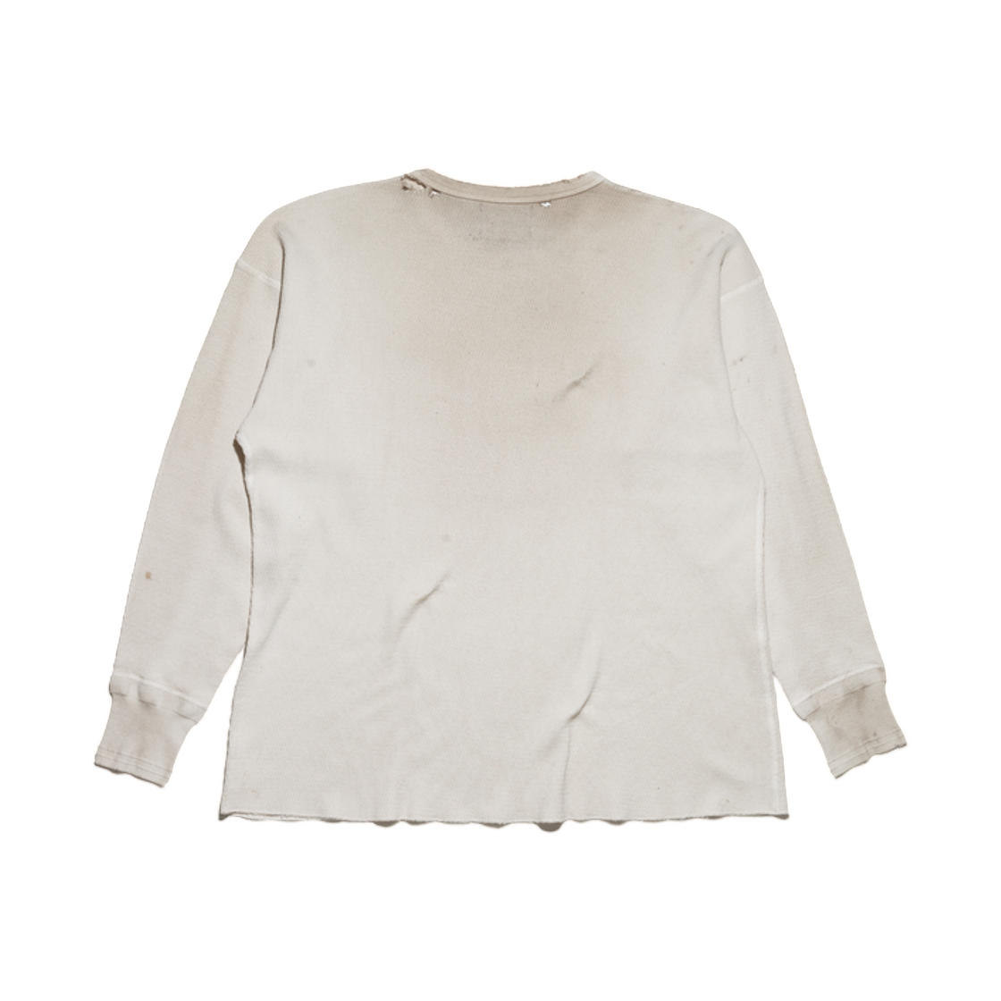 앙팡 리쉬 데프리메 클래식 로고 디스트레스드 써멀 롱 슬리브 더티 화이트(Enfants Riches Deprimes Classic Logo Distressed Thermal Long Sleeve Dirty White) - 2