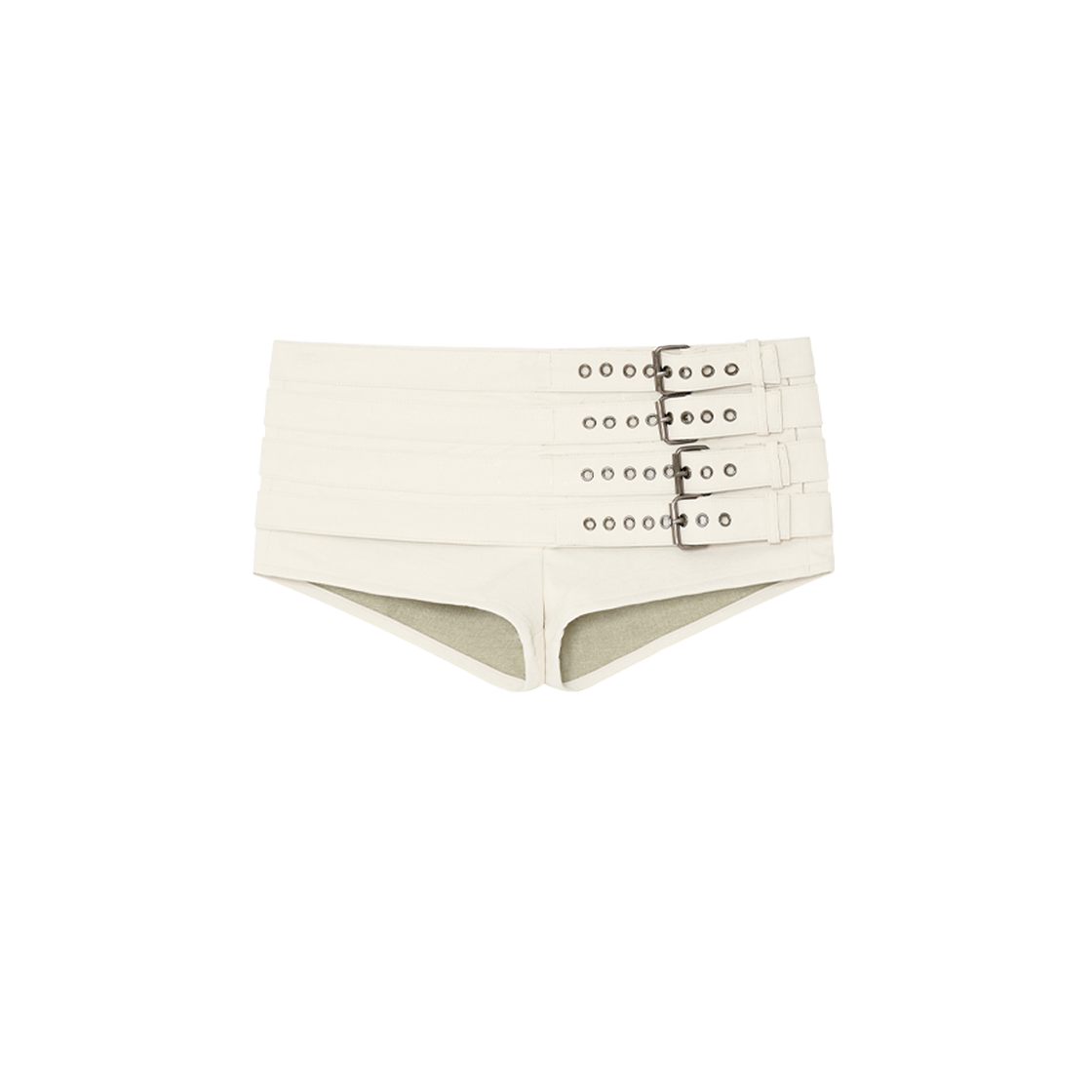 [KREAM 단독] 본네 벨티드 마이크로 쇼츠 아이보리([KREAM 단독] Bonnae Belted Micro Shorts Ivory)