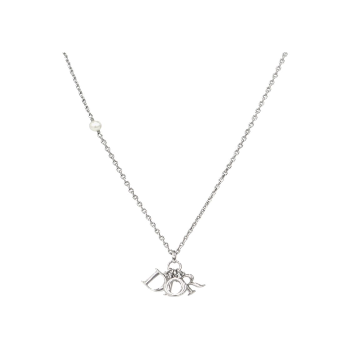 ITGA5GGWKCMF Dior Pearl Revolution Silver Necklace