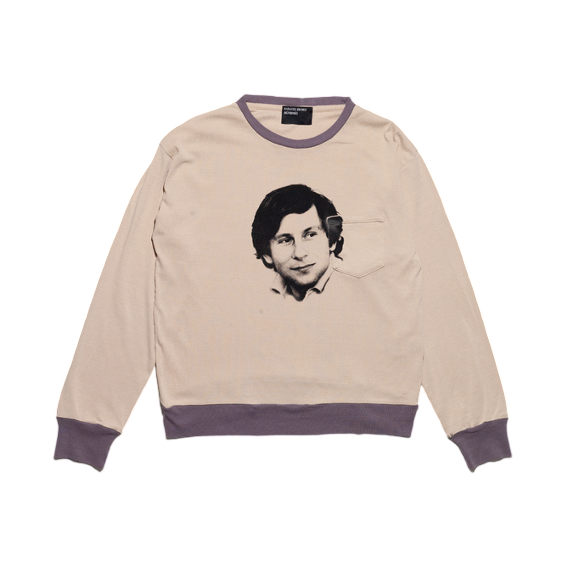 앙팡 리쉬 데프리메 로만 P. 롱 슬리브 티셔츠 베이지브라운(Enfants Riches Deprimes Roman P. Long Sleeve T-Shirt BeigeBrown) - 1