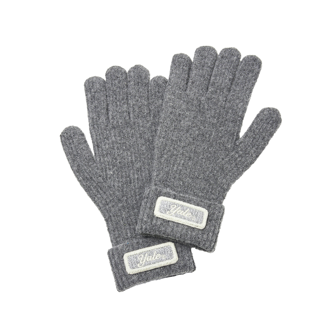 YFW2GL301SCH Yale Wool Knit Gloves Charcoal
